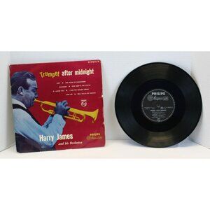 Harry James Trumpet After Midnight 10" Vinyl Record B 07672 R Big Band Swing VG+